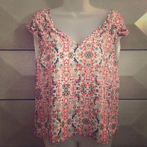 Elephant Pattern Top. Pretty back.